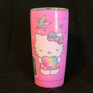 NWT! Pink Hello Kitty Stainless Steel Insulated Tumbler Travel Coffee Tea Cup